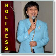 HOLINESS talk by Nenette Dizon